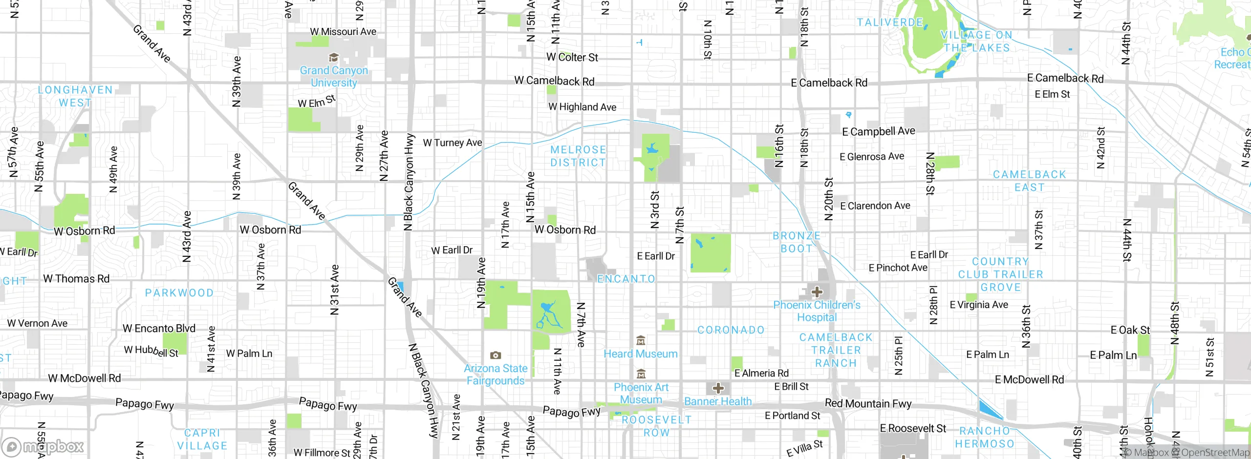 Map showing approximate location