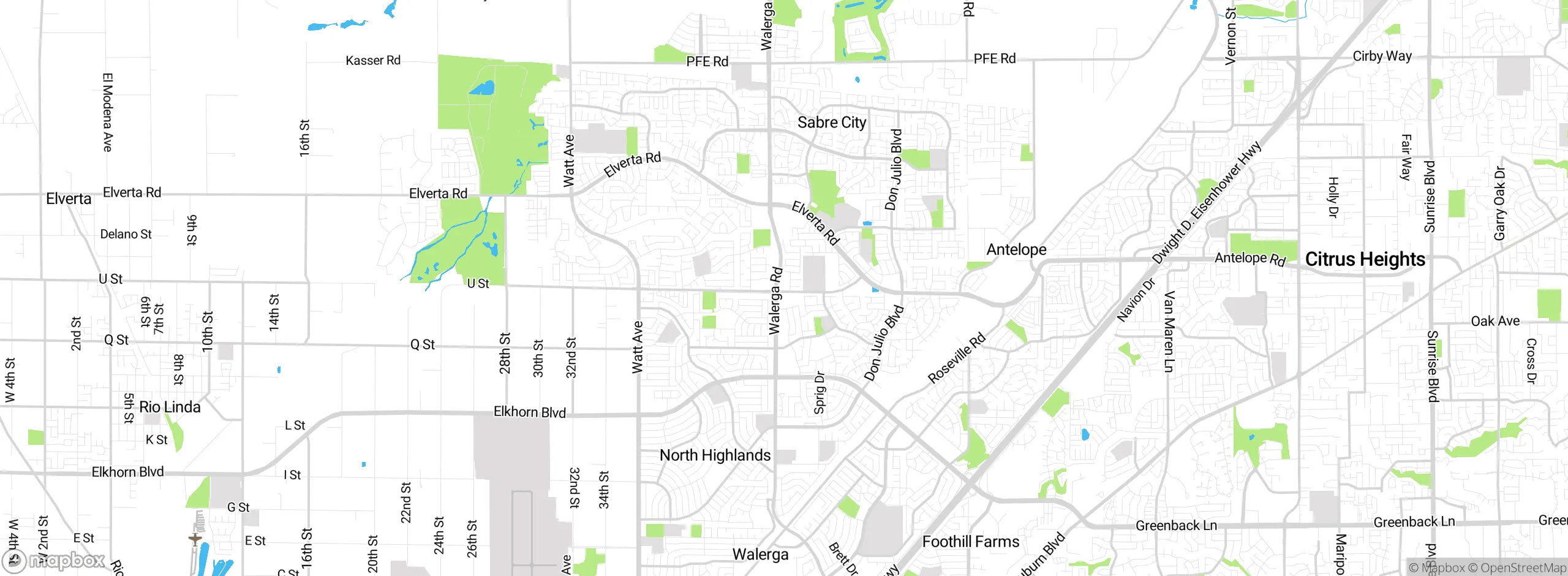 Map showing approximate location