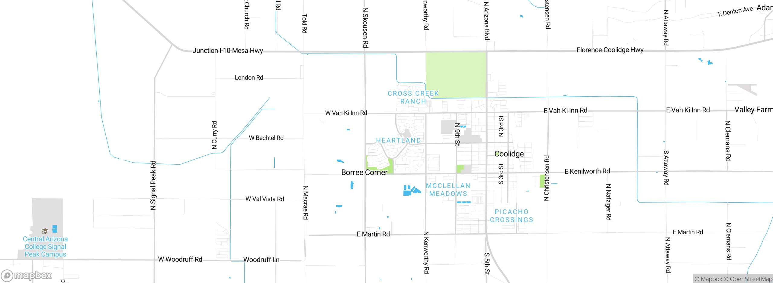 Map showing approximate location