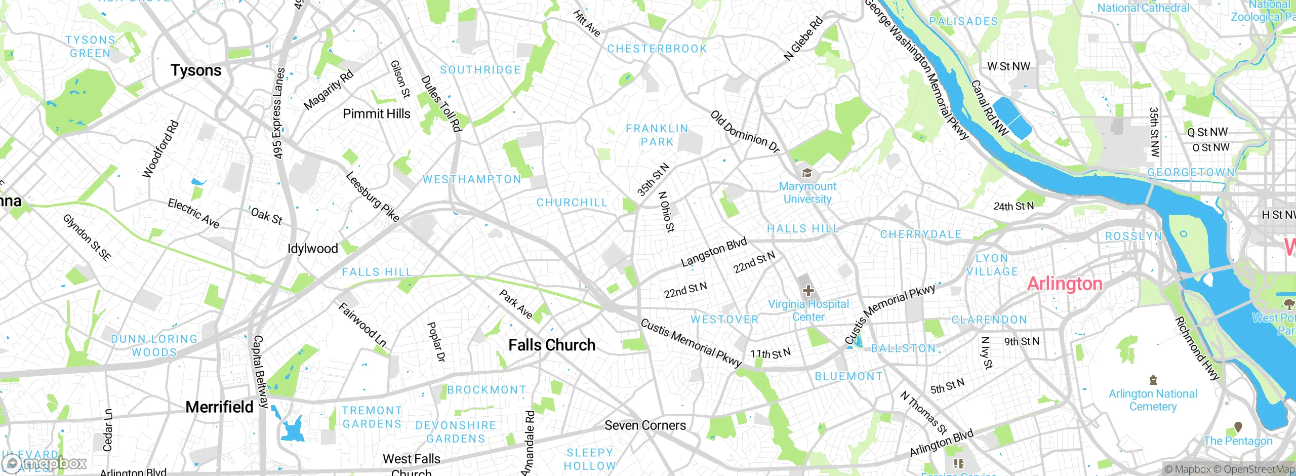 Map showing approximate location