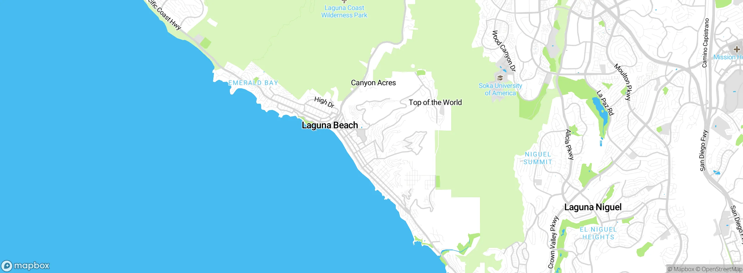 Map showing approximate location