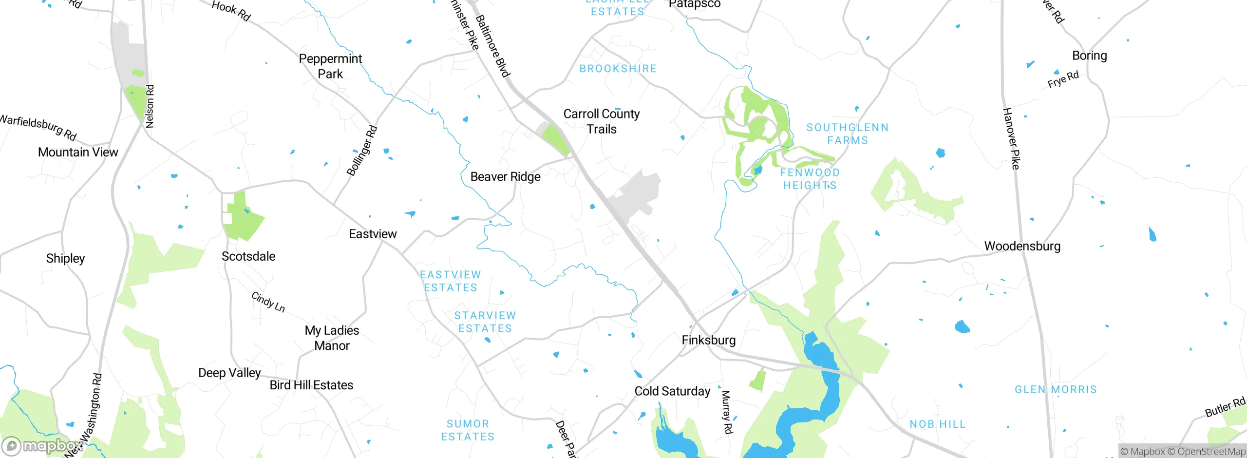 Map showing approximate location