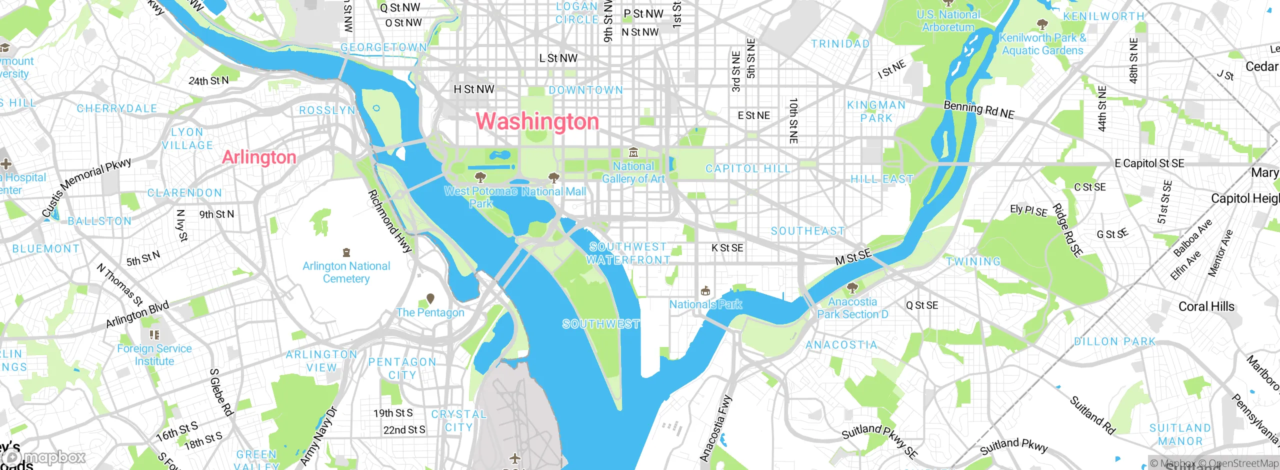 Map showing approximate location