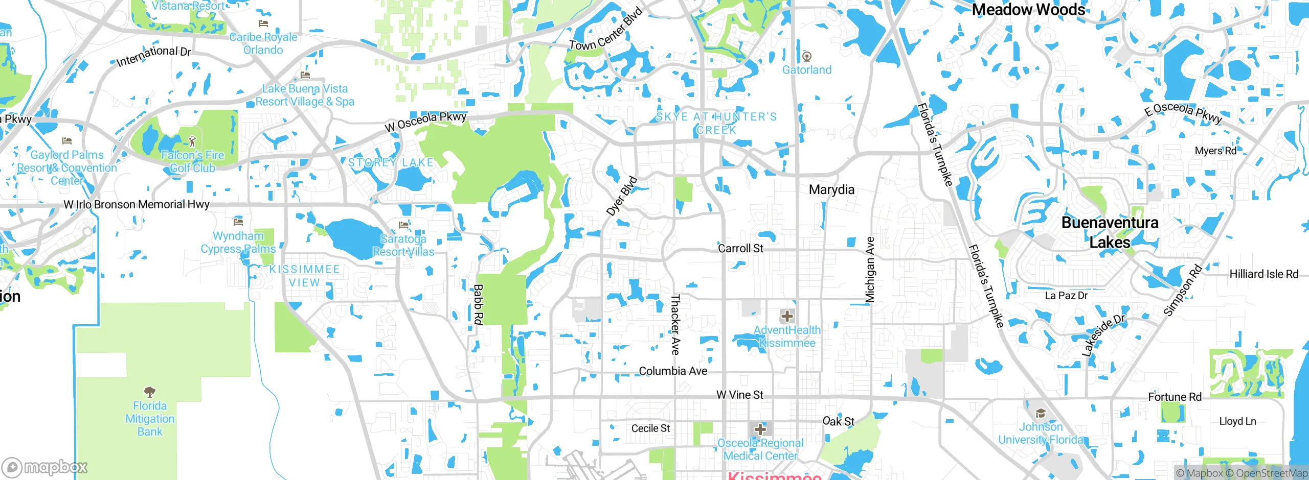 Map showing approximate location