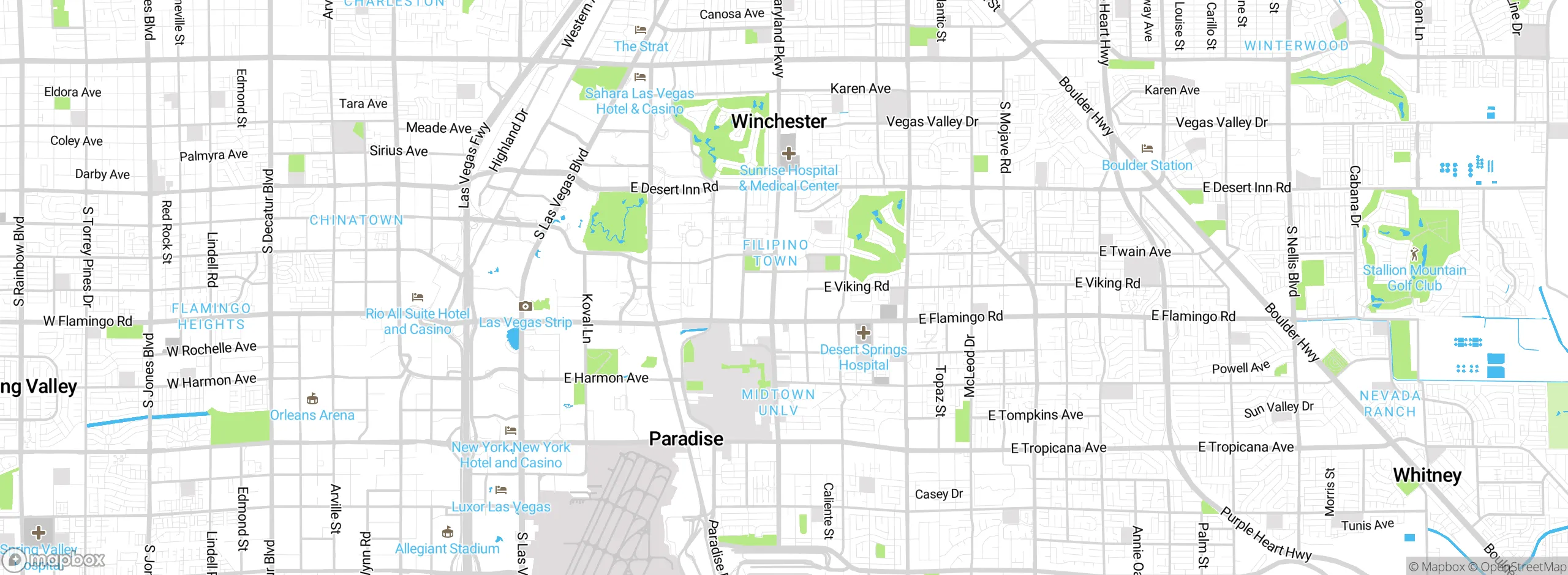 Map showing approximate location