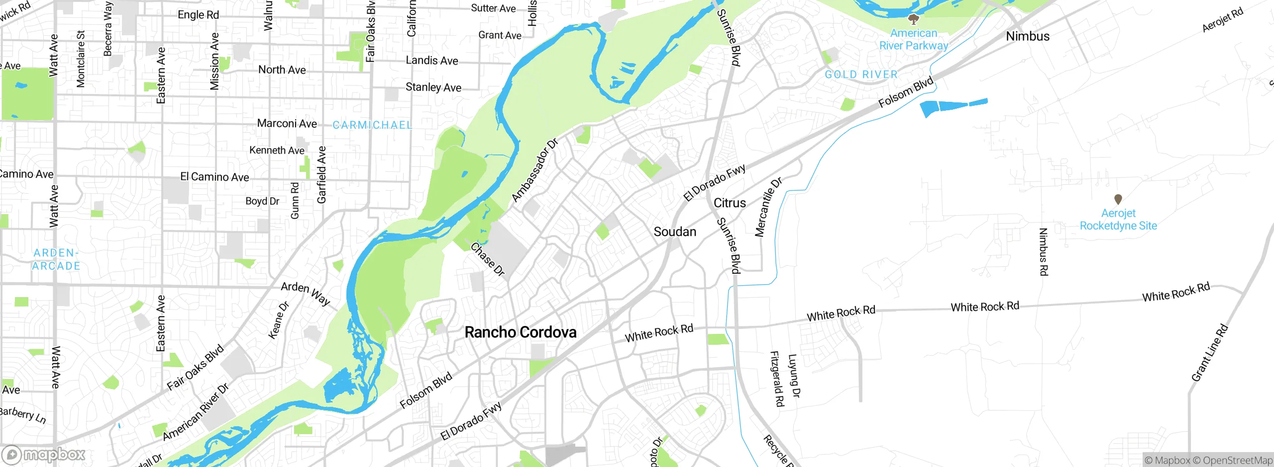 Map showing approximate location