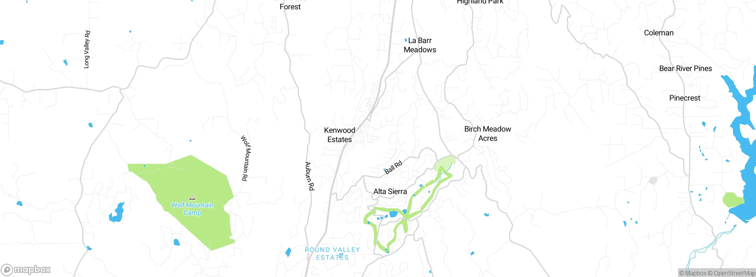 Map showing approximate location