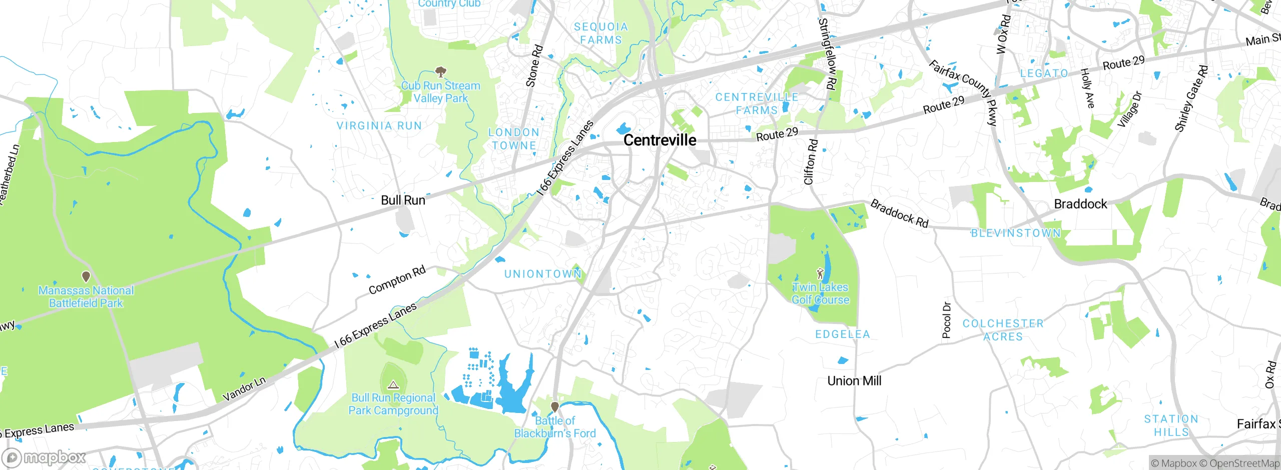 Map showing approximate location