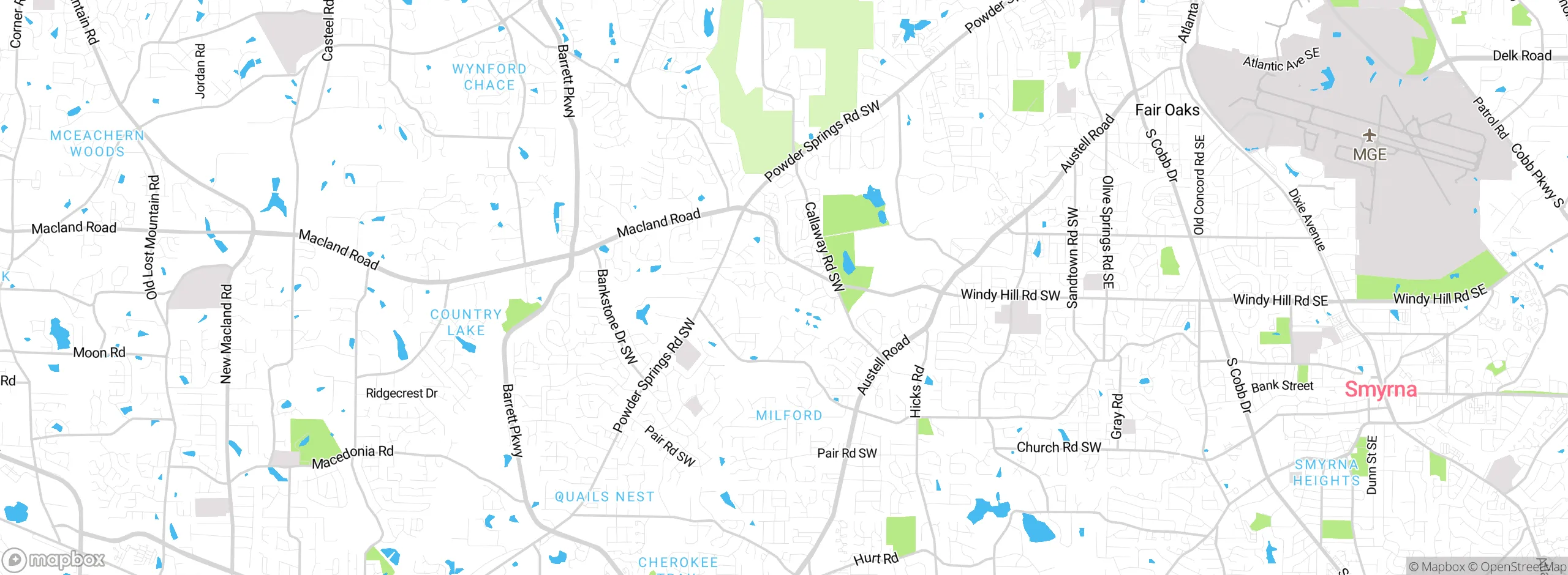 Map showing approximate location