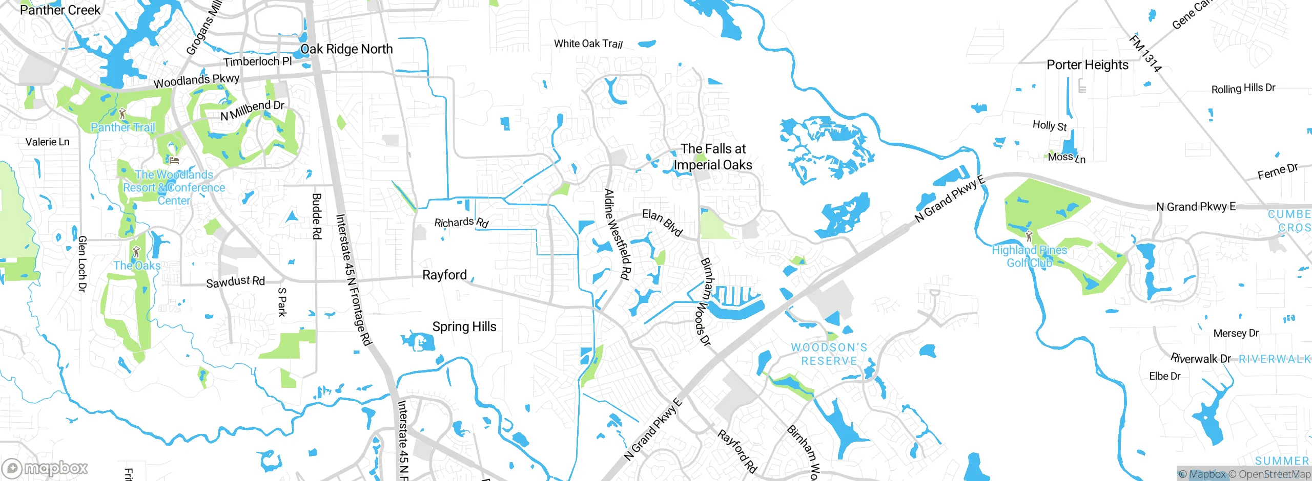 Map showing approximate location