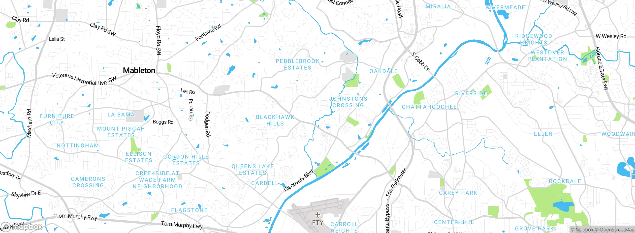 Map showing approximate location