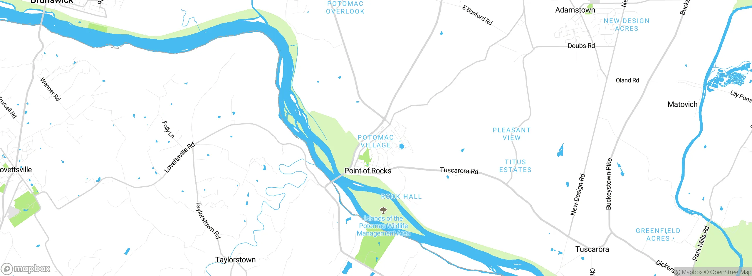 Map showing approximate location