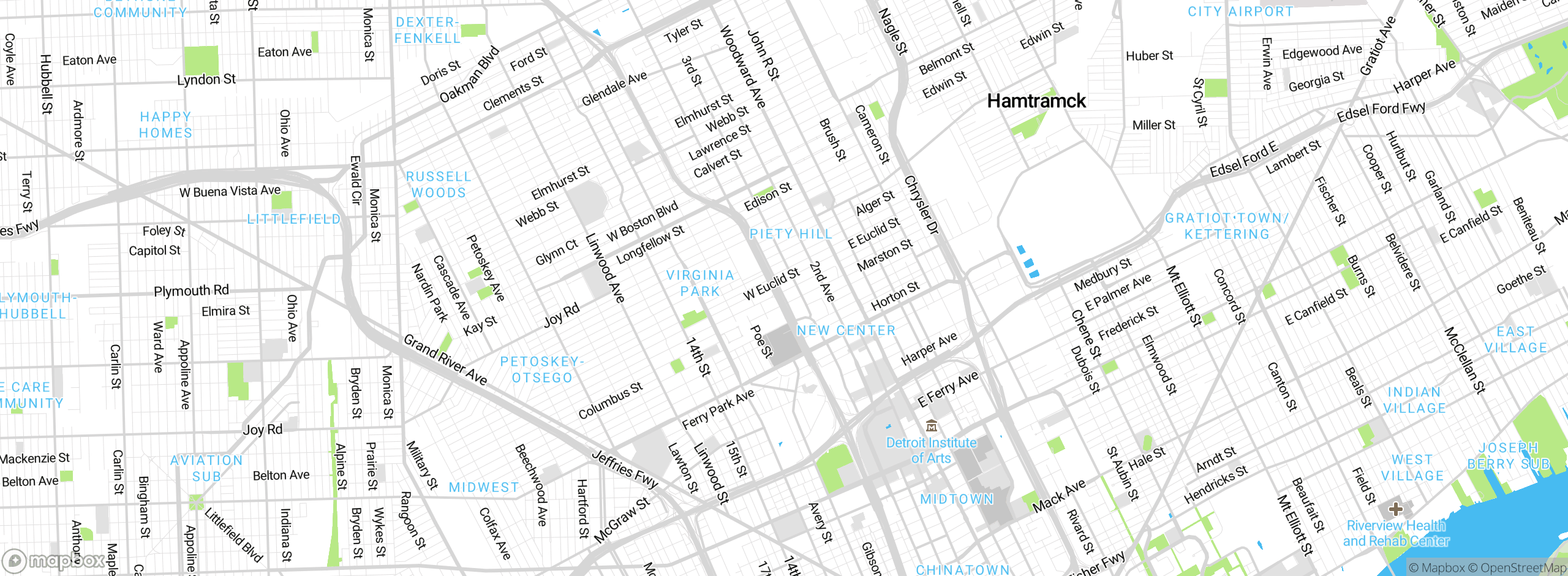 Map showing approximate location