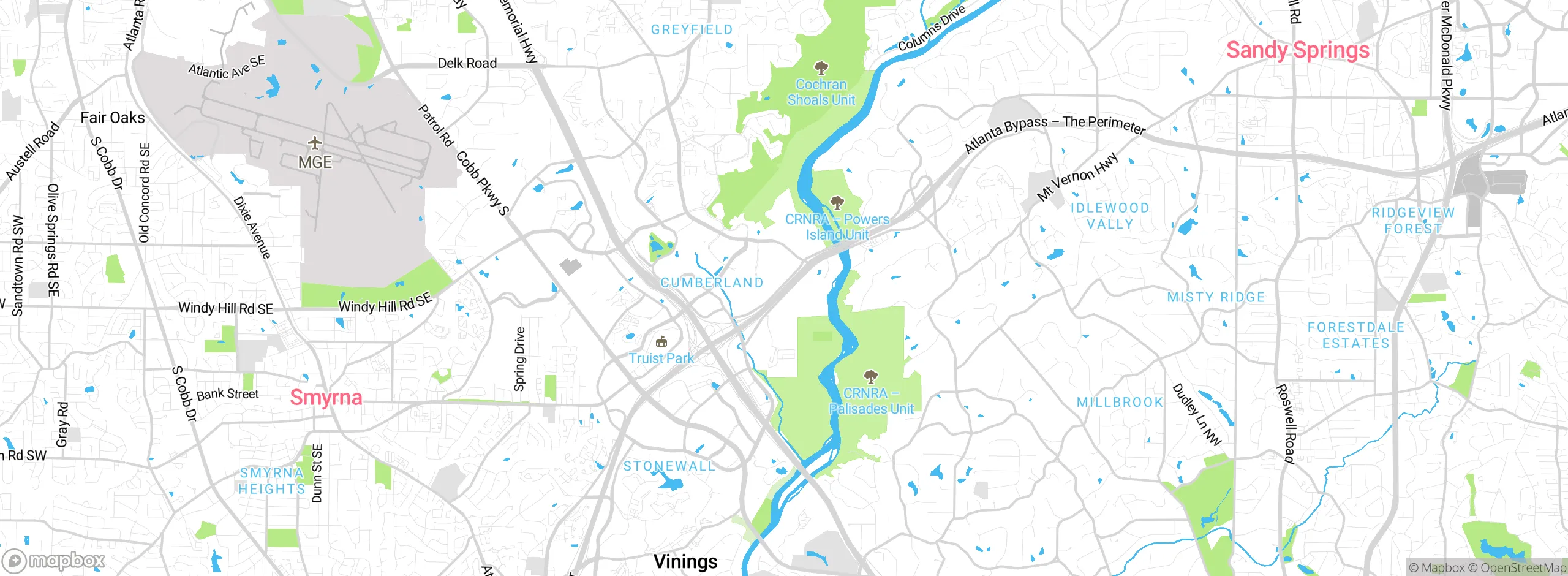 Map showing approximate location