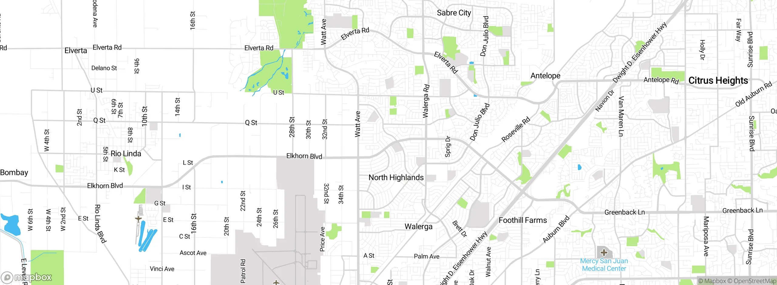 Map showing approximate location