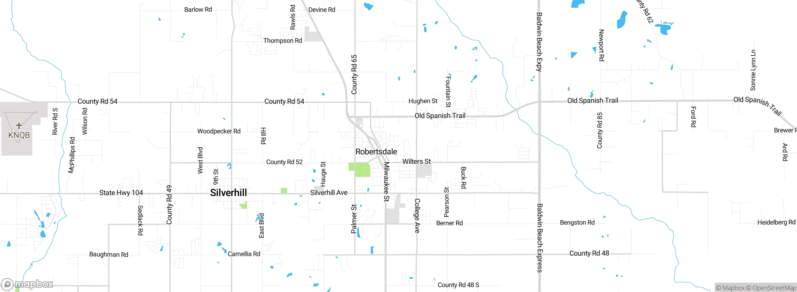 Map showing approximate location