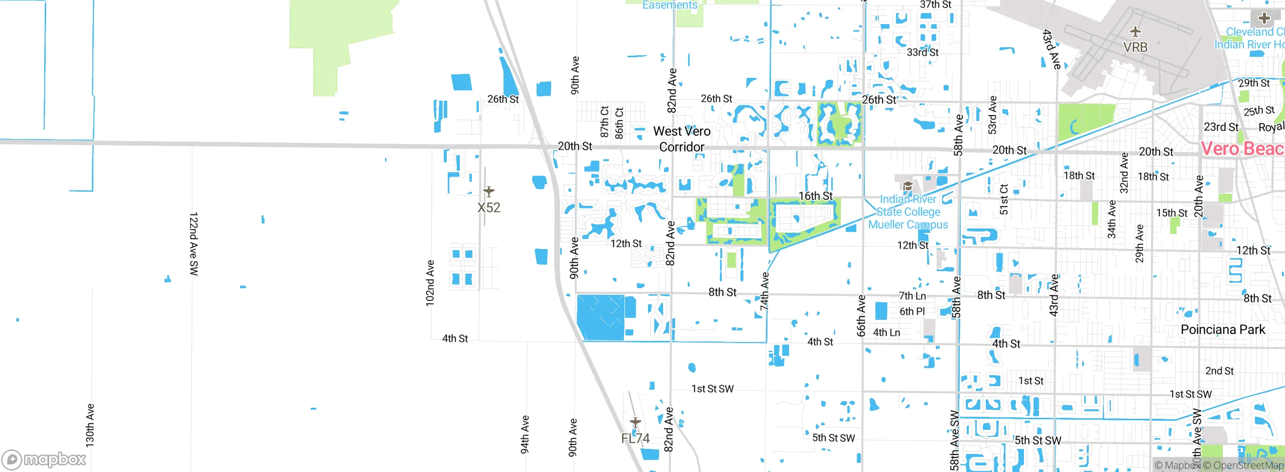 Map showing approximate location