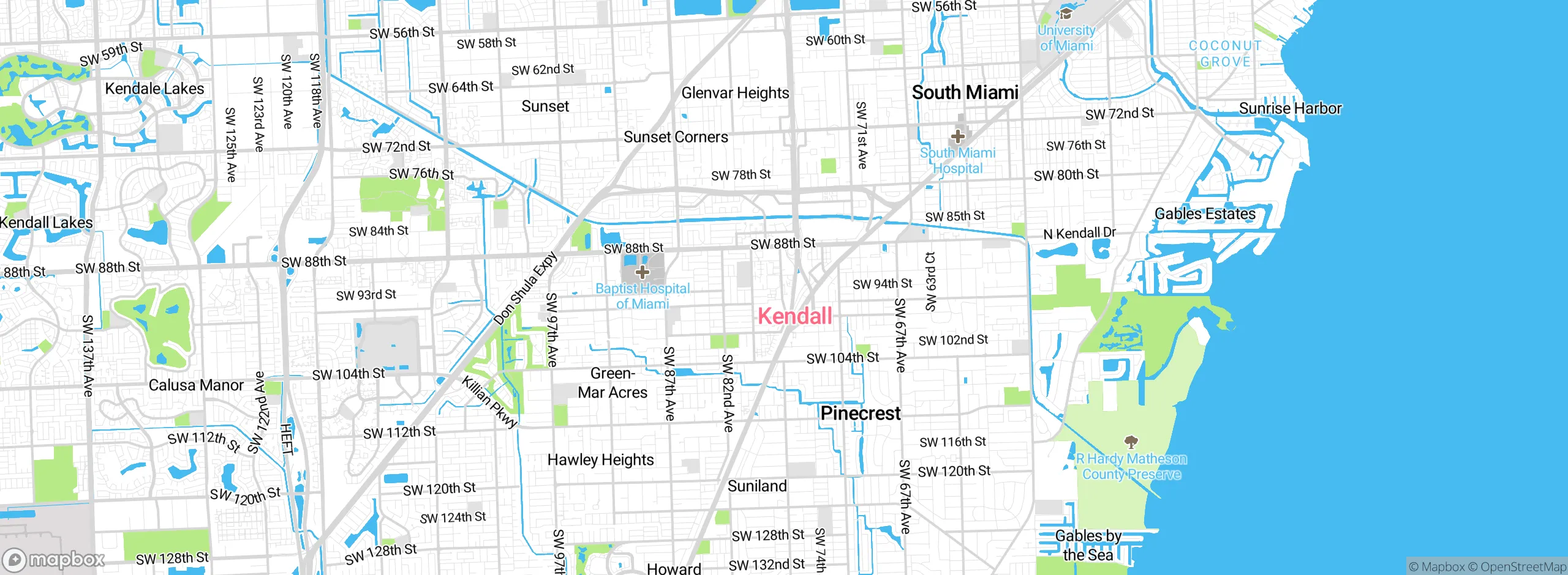 Map showing approximate location
