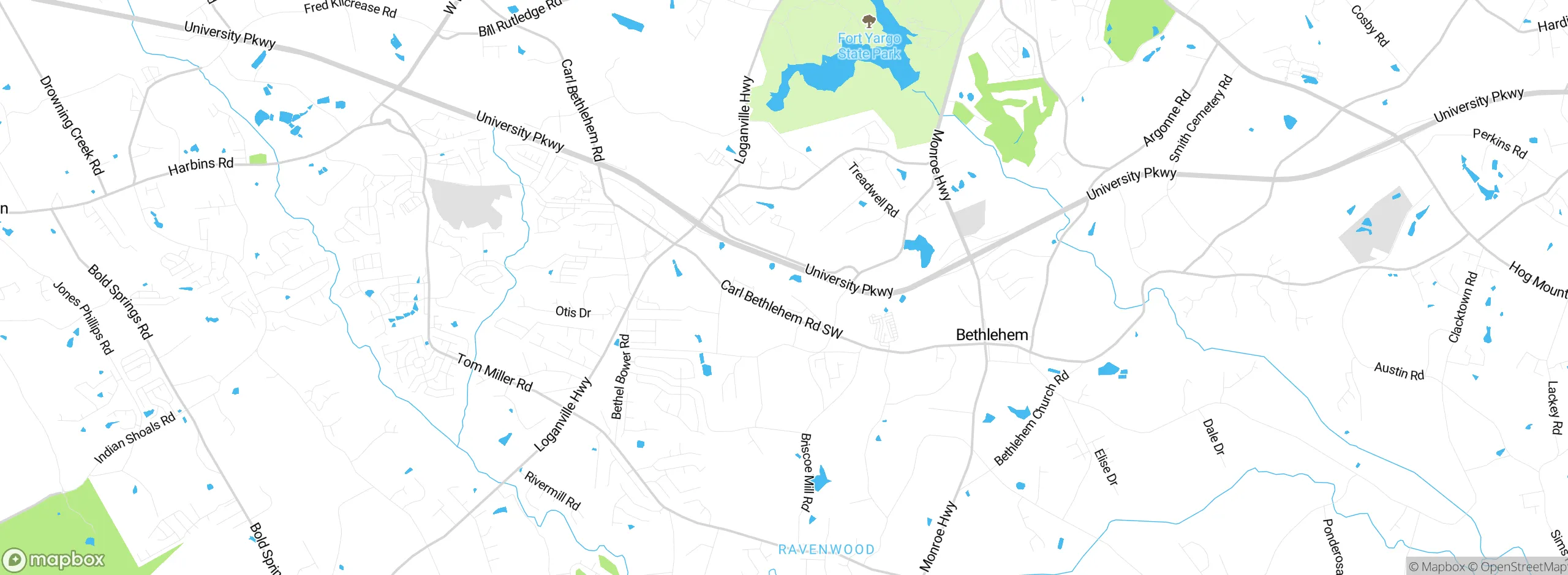 Map showing approximate location