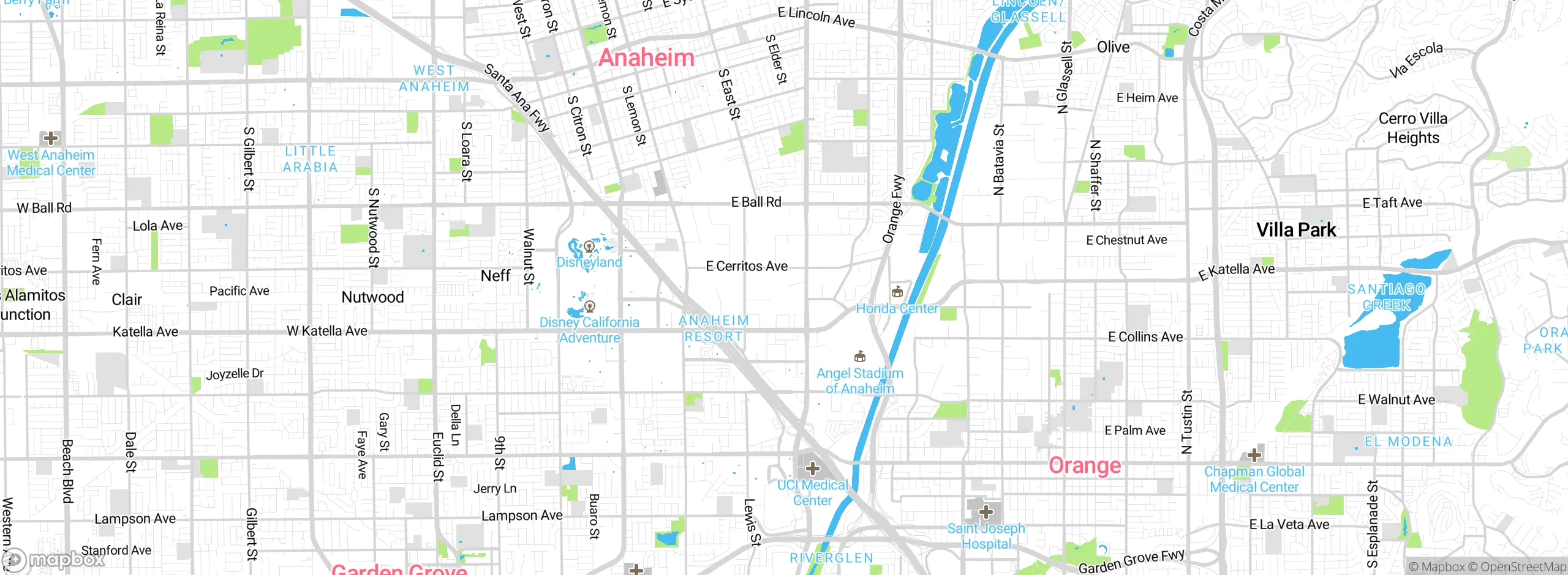 Map showing approximate location