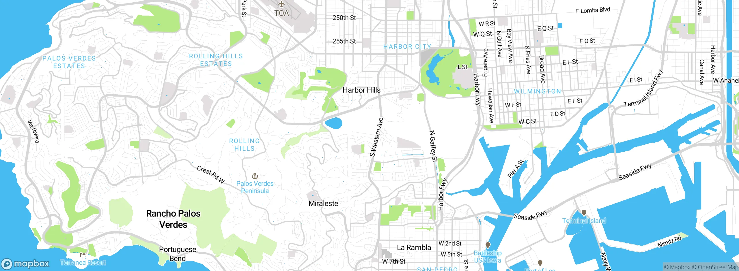 Map showing approximate location