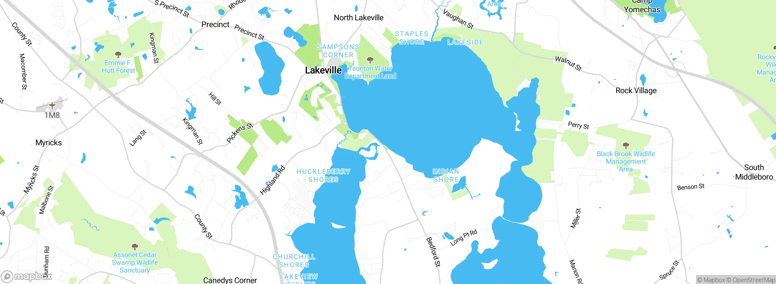 Map showing approximate location