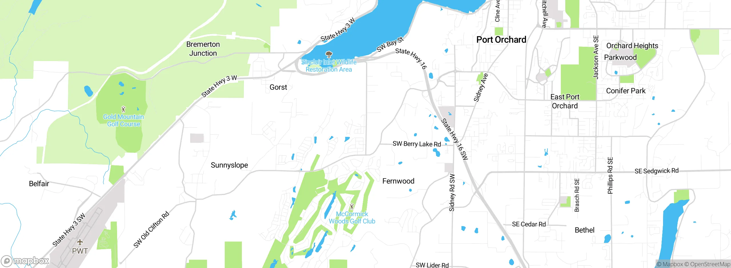 Map showing approximate location