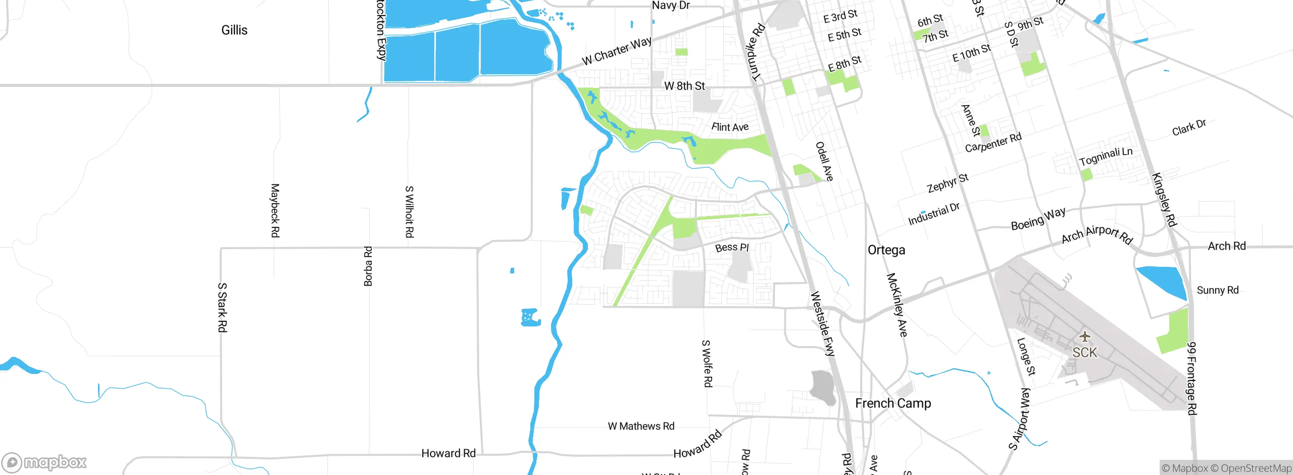 Map showing approximate location