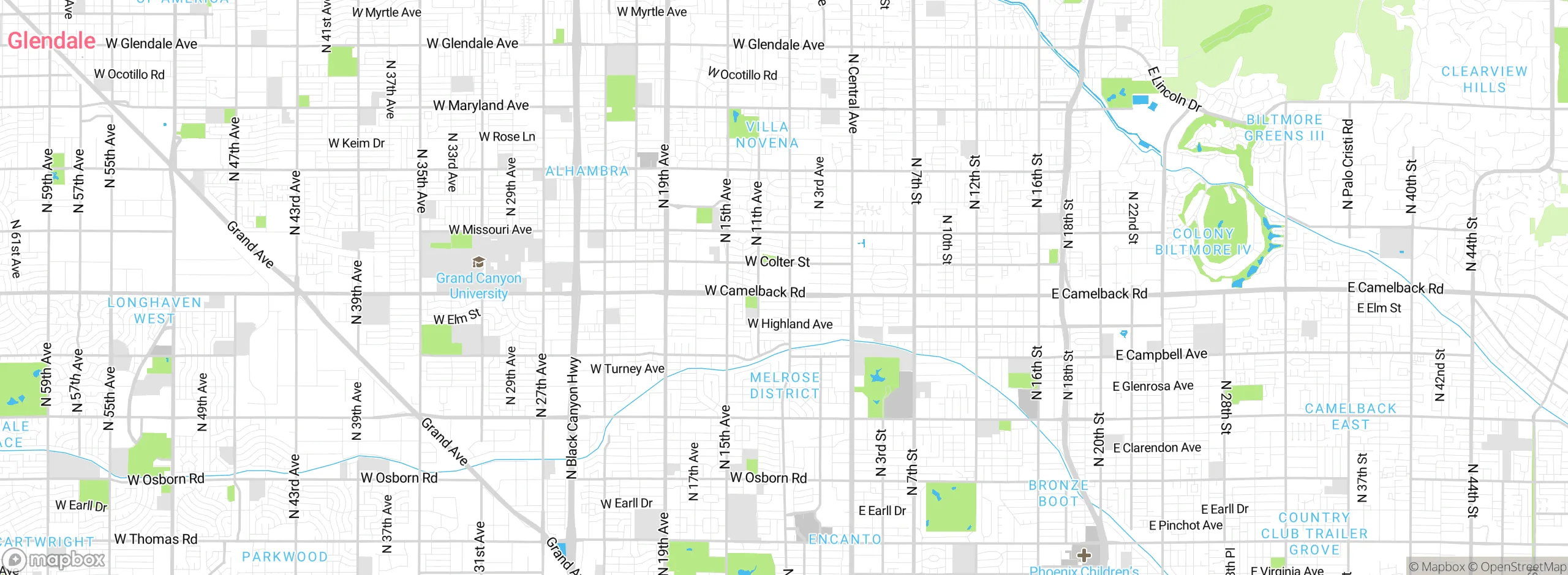 Map showing approximate location