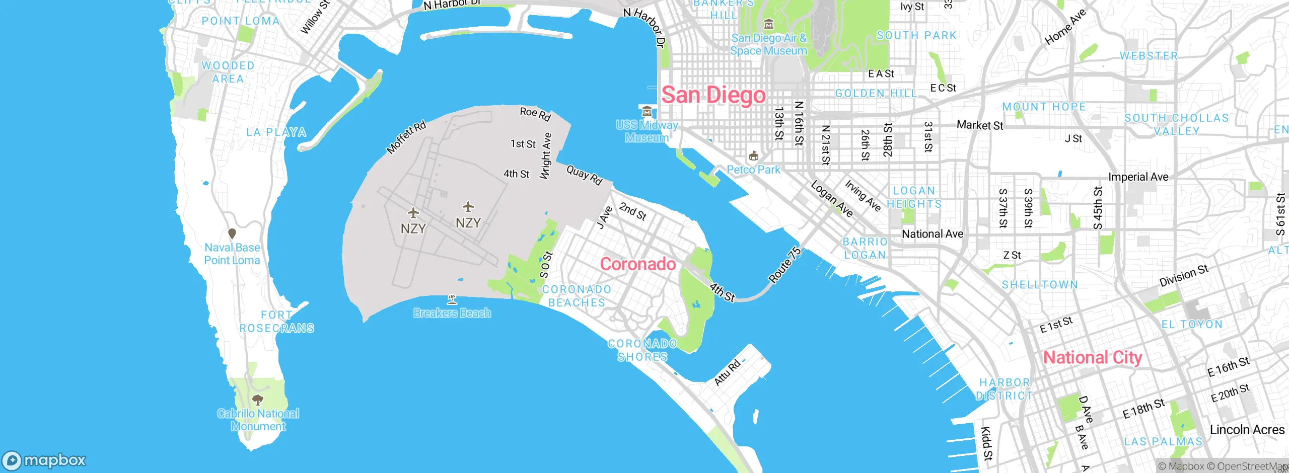 Map showing approximate location