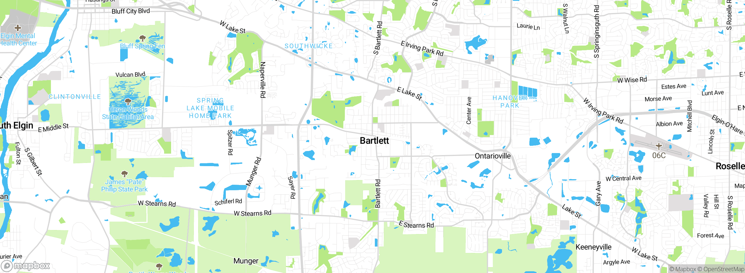 Map showing approximate location