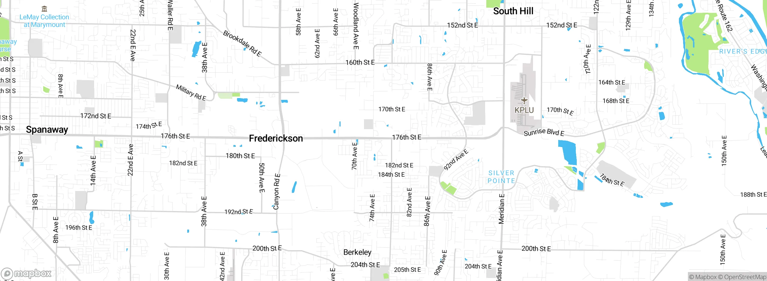 Map showing approximate location