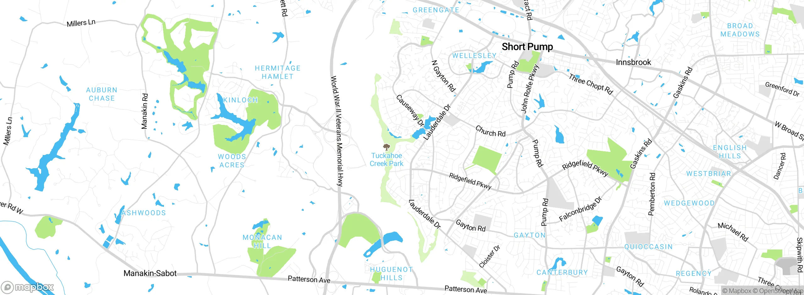 Map showing approximate location