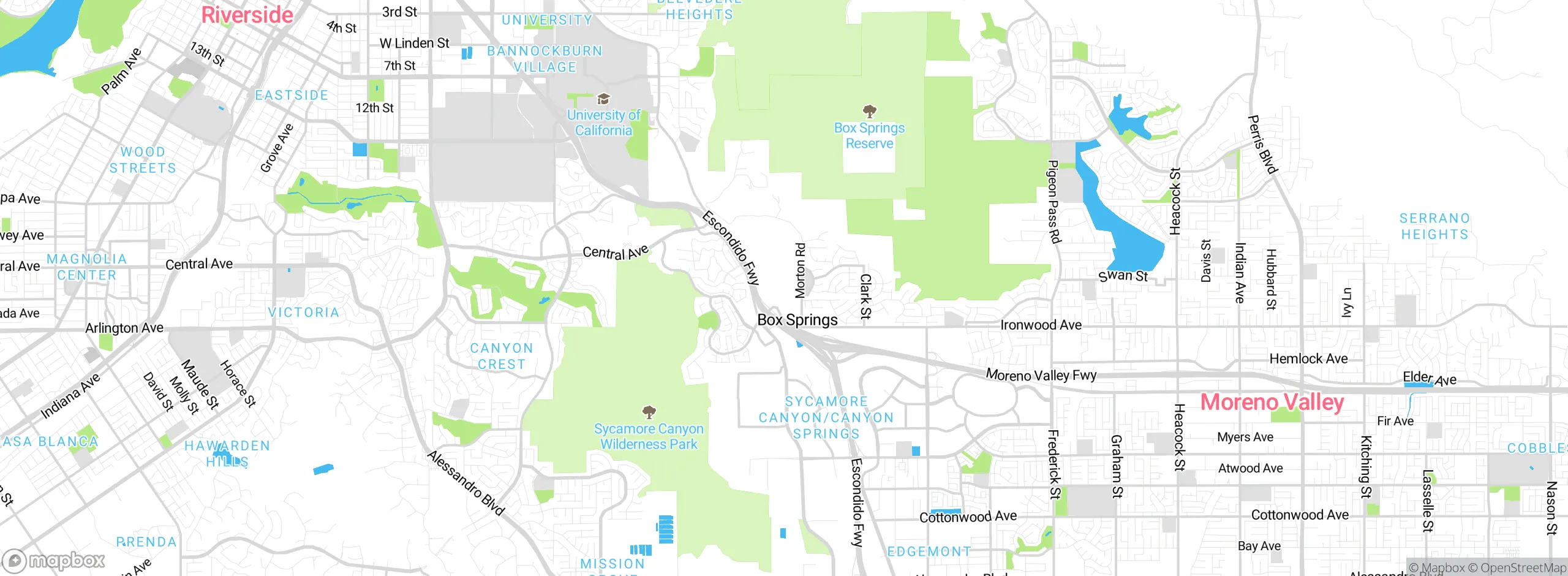 Map showing approximate location