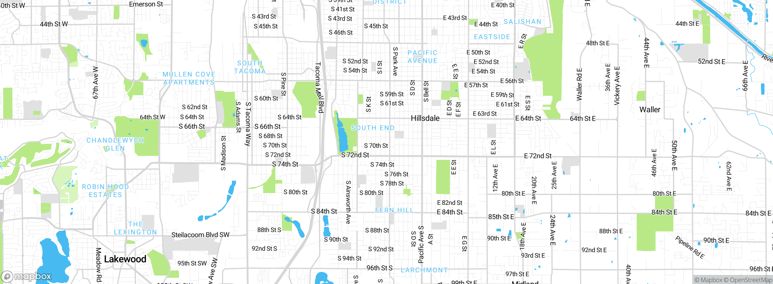 Map showing approximate location
