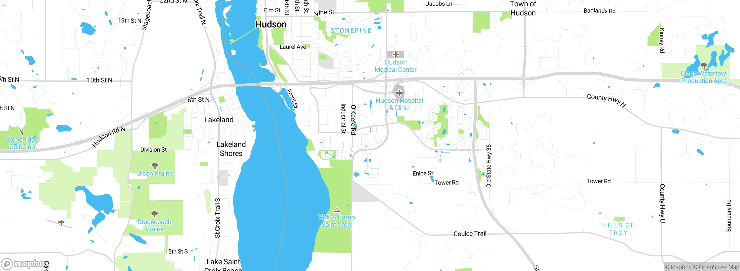 Map showing approximate location