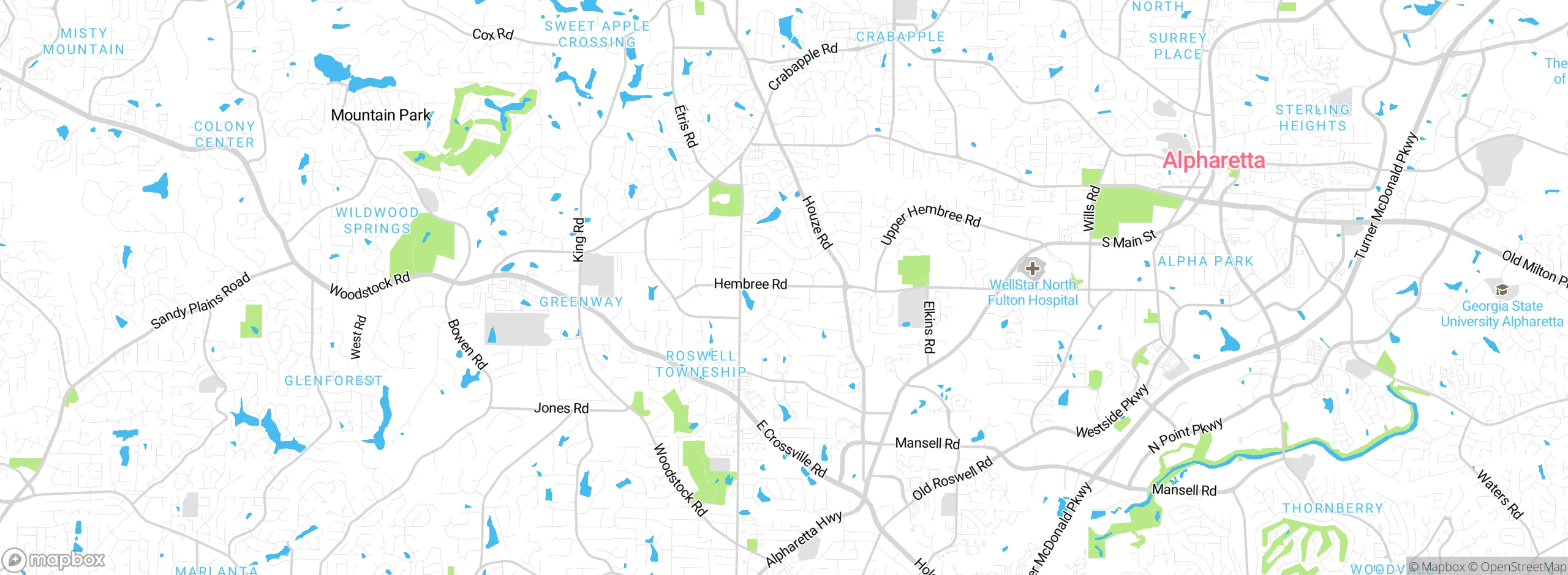 Map showing approximate location