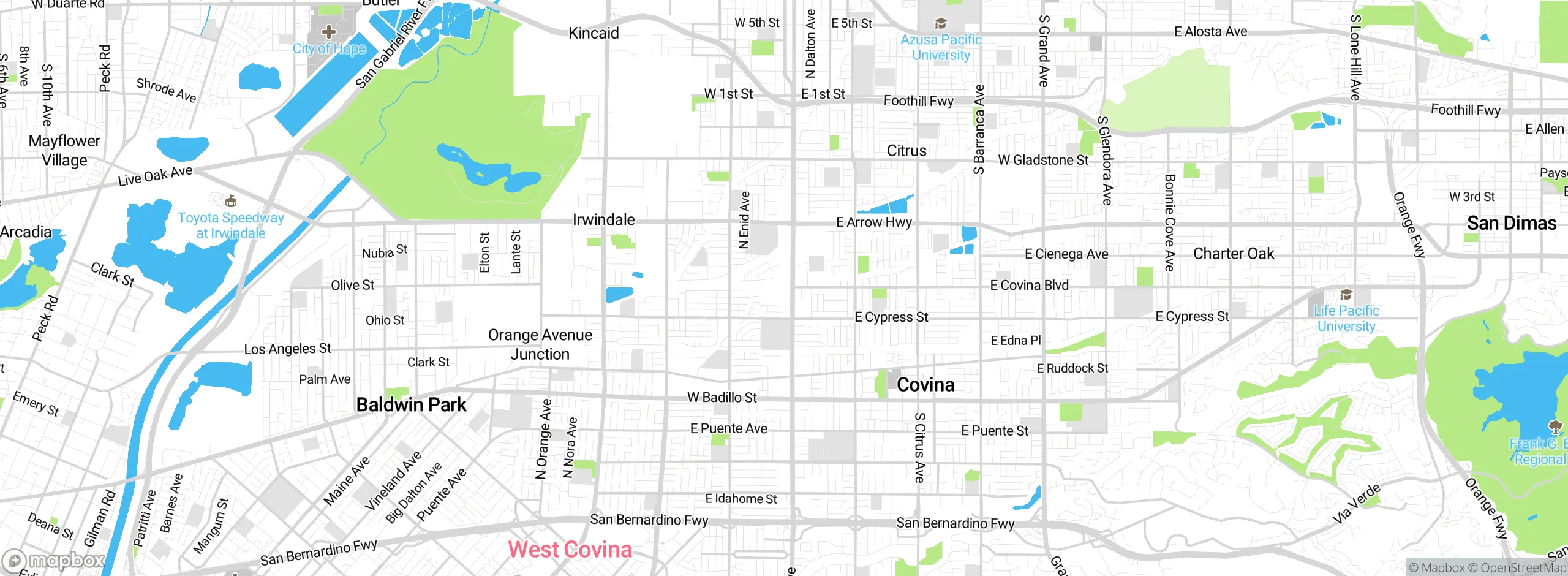 Map showing approximate location