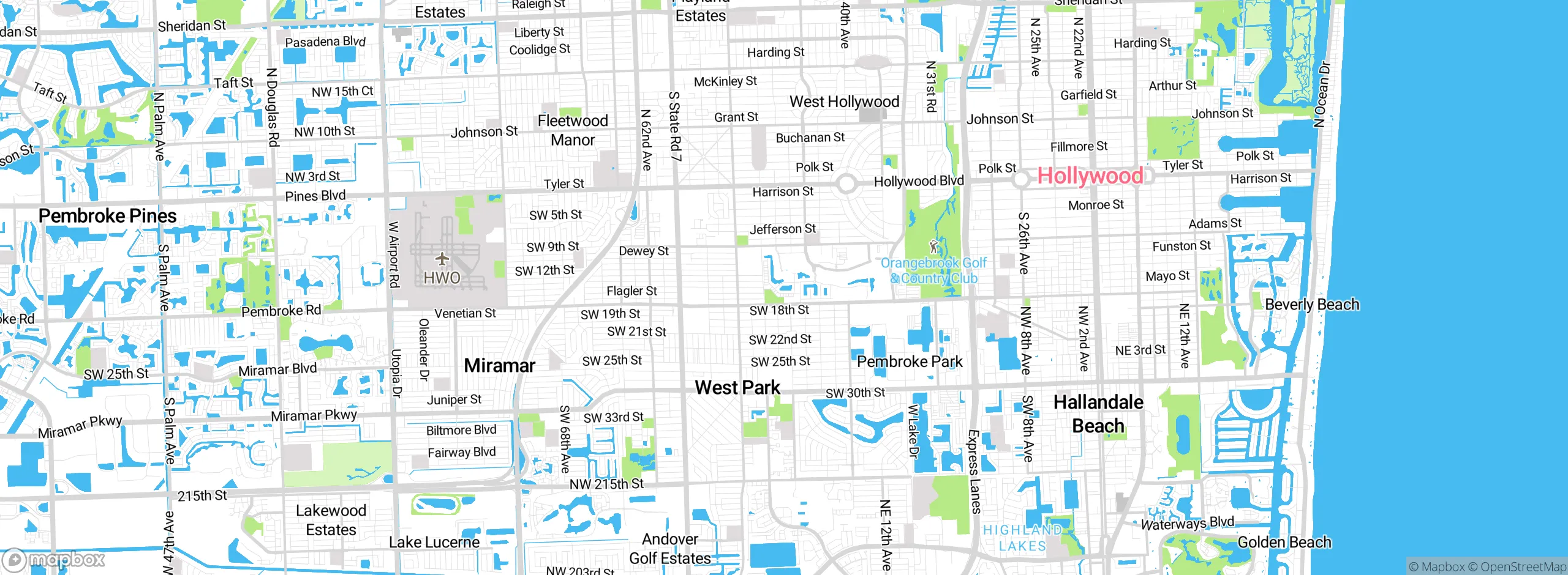 Map showing approximate location