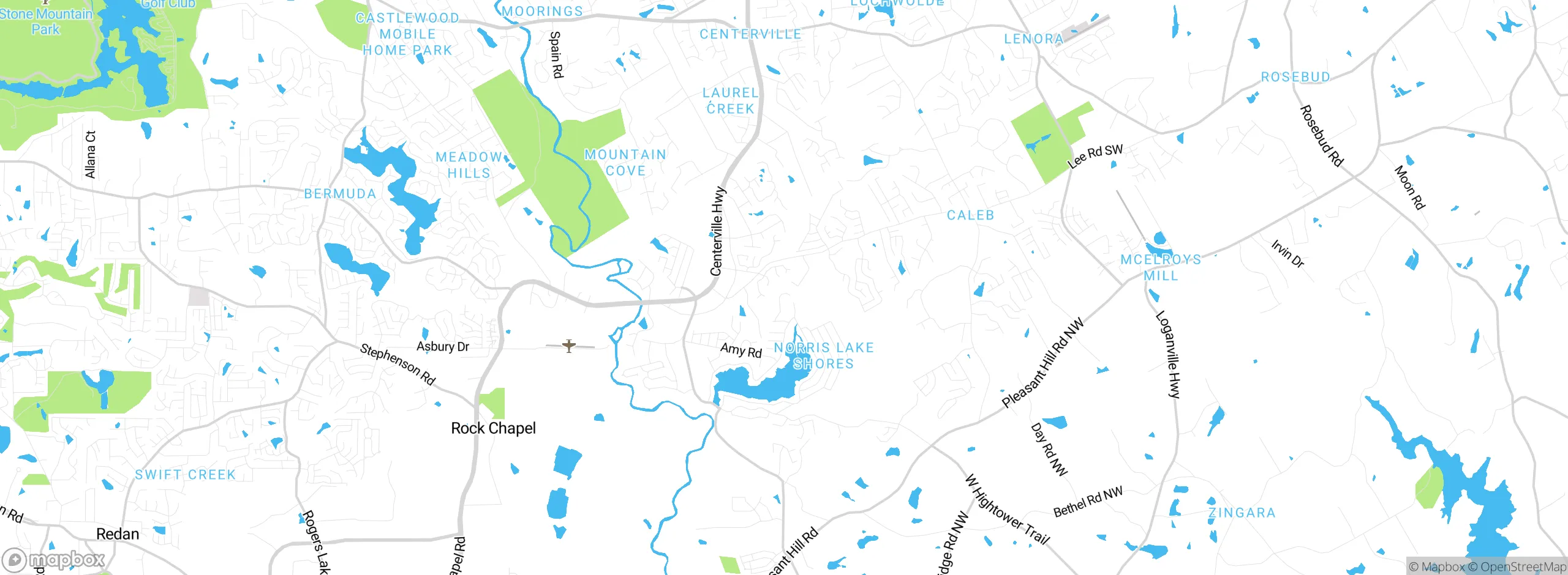 Map showing approximate location