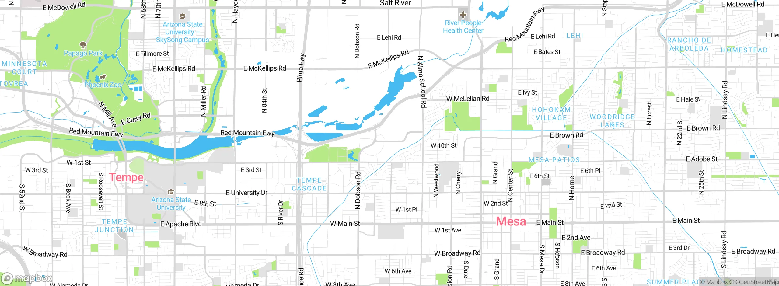 Map showing approximate location