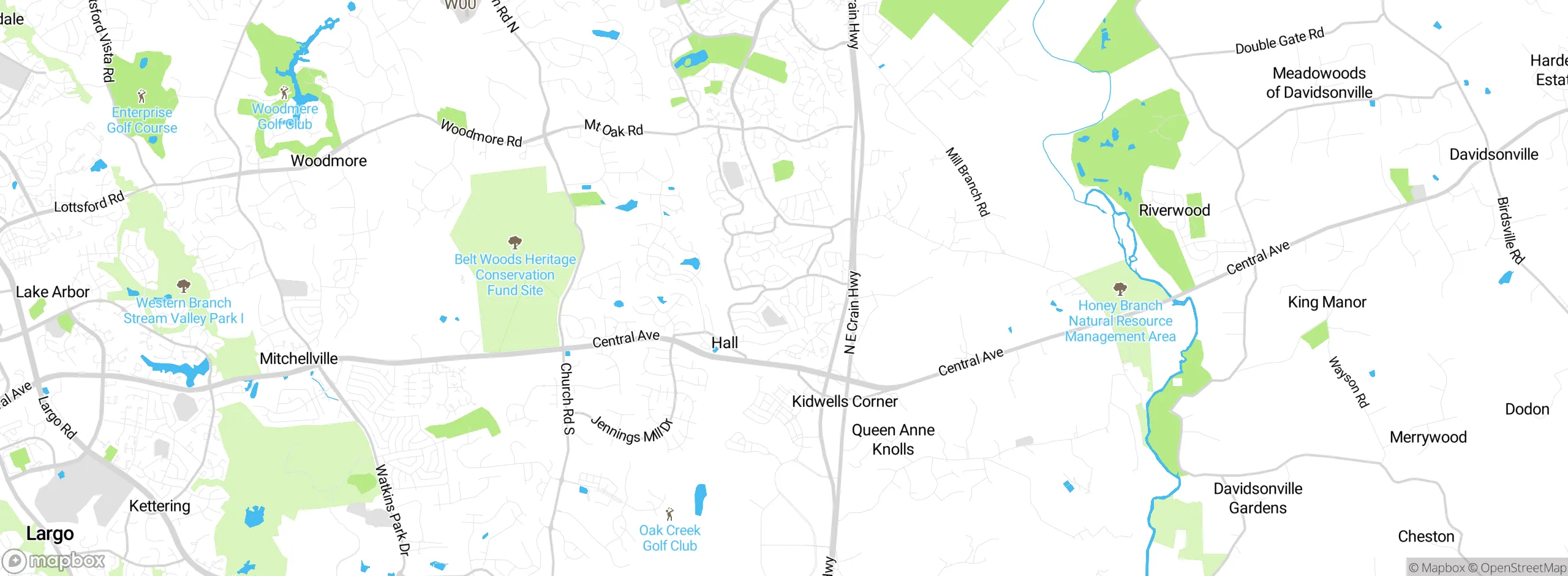 Map showing approximate location