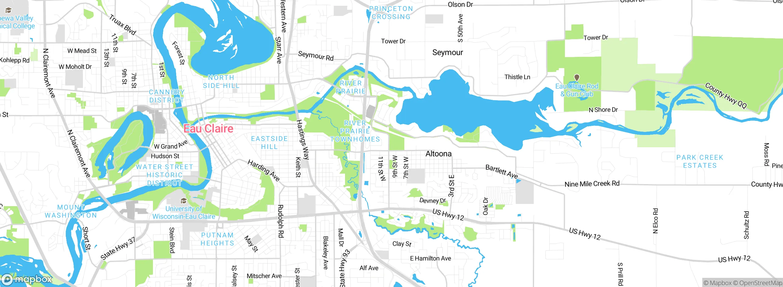 Map showing approximate location
