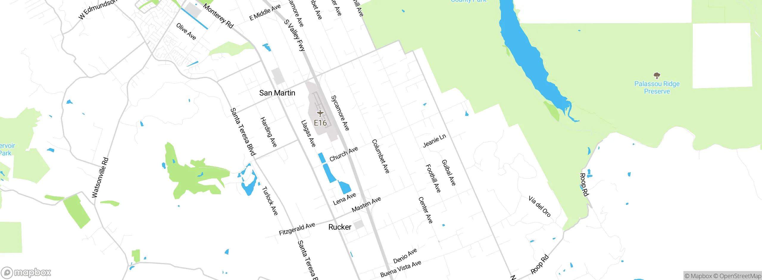 Map showing approximate location