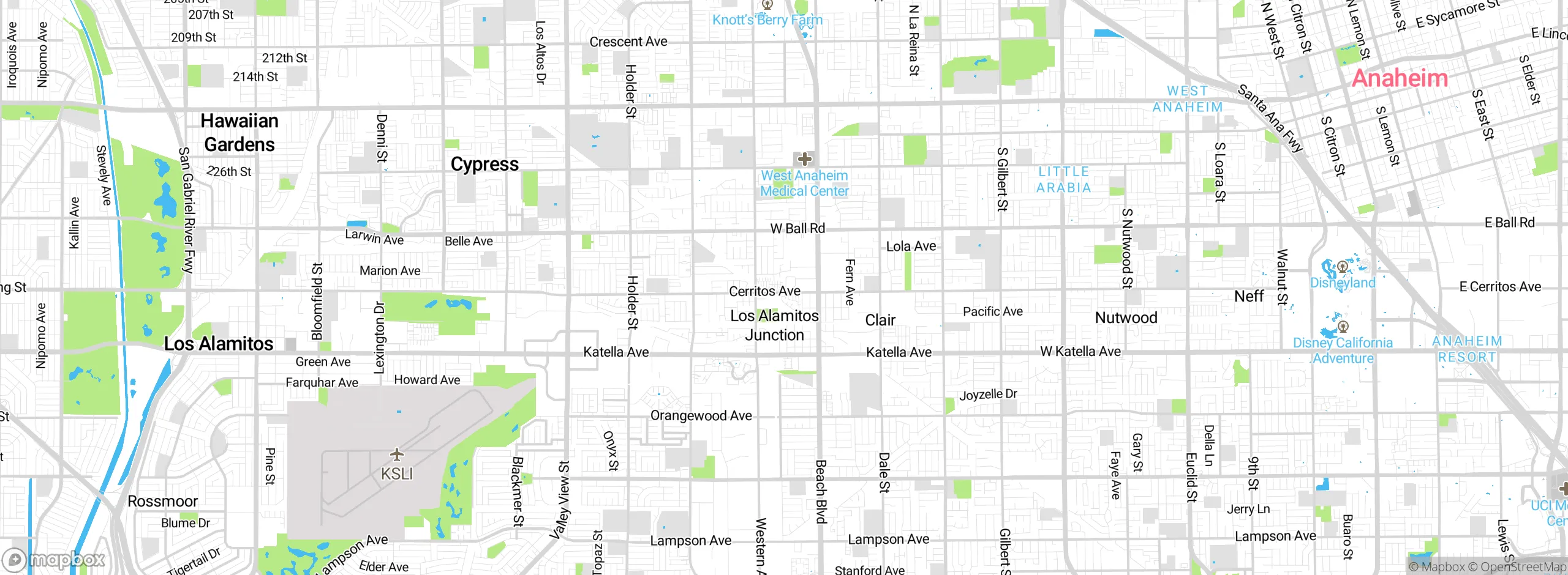 Map showing approximate location