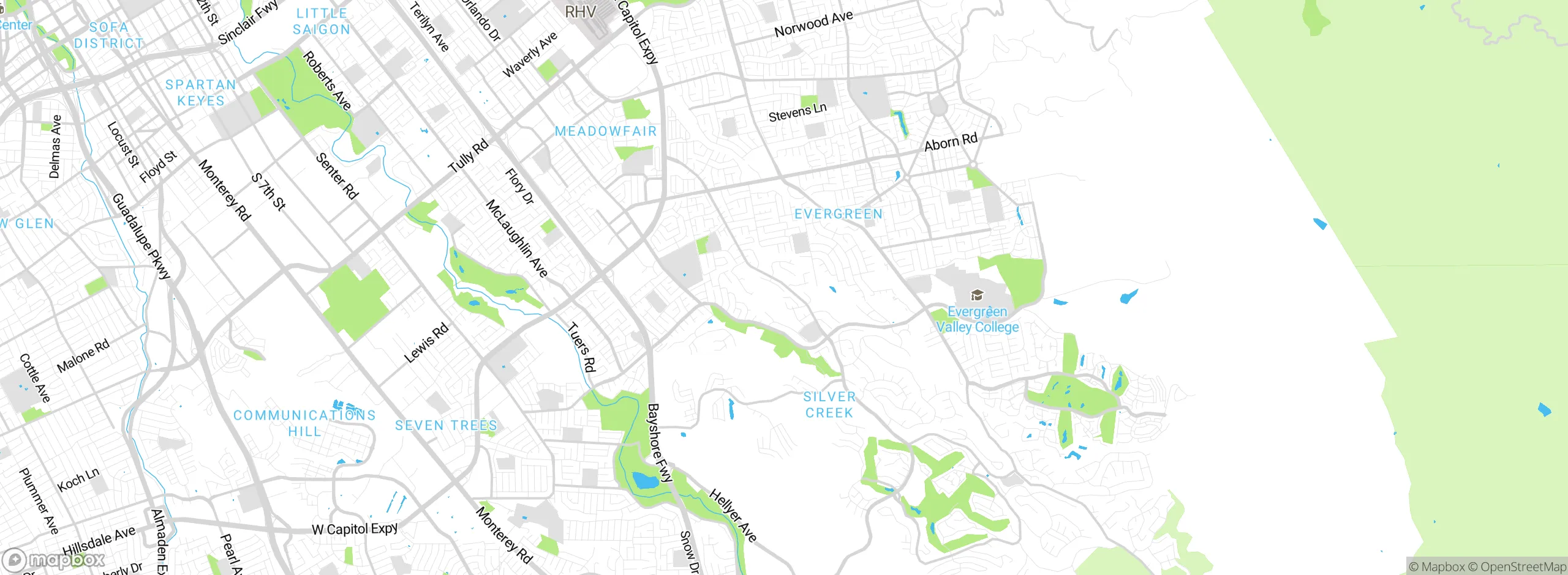 Map showing approximate location