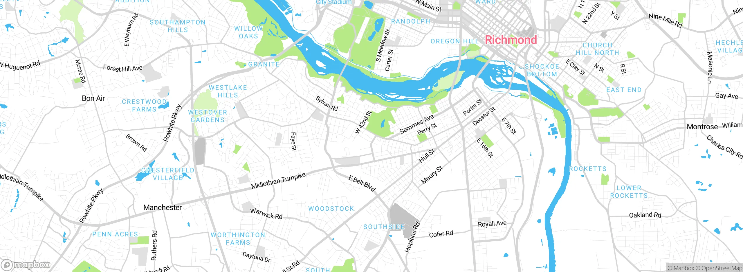 Map showing approximate location