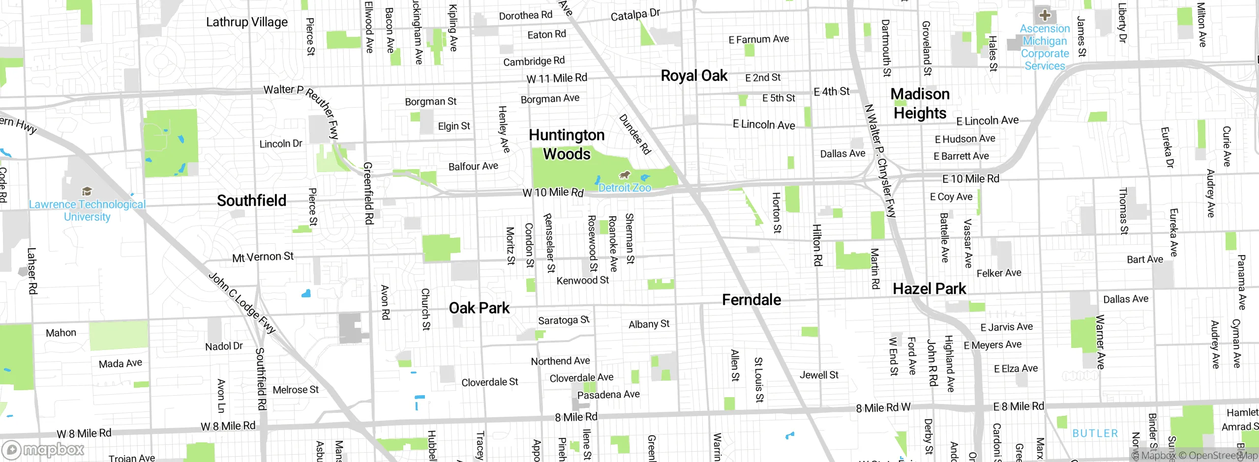 Map showing approximate location