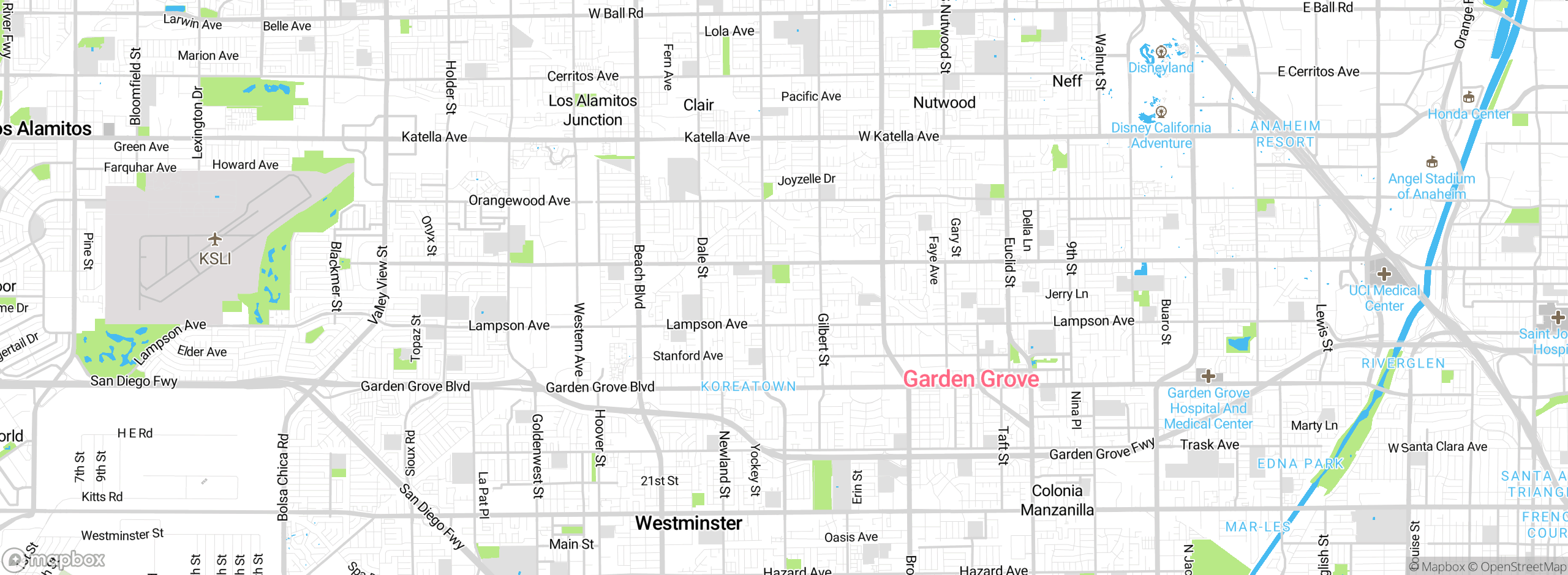 Map showing approximate location