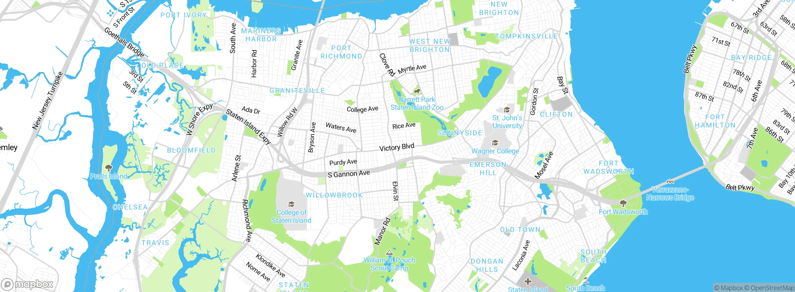 Map showing approximate location